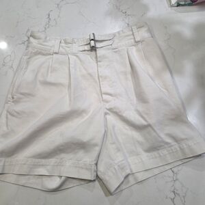 Men's Polo Ralph Lauren Pleated Shorts - Off-white - Size 32